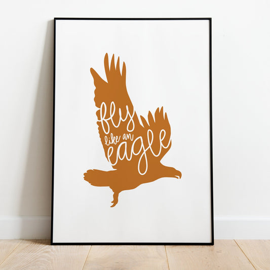 Fly Like An Eagle Auburn Eagles Digital Printable Art Encouraging SVG